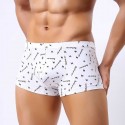 Boxer underwear White Sex Stamped Men's Fashion Fun Sunga Beach