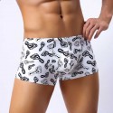 Boxer underwear White Sex Stamped Men's Fashion Fun Sunga Beach