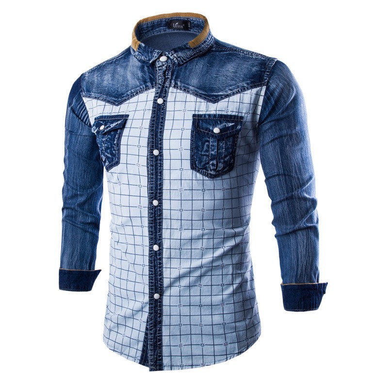 jaqueta jeans masculina country