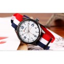 Watch White Men's Fabric Casual Young Sports Fashion Color Bracelet