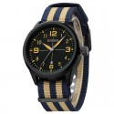 Watch Brown White Men's Fabric Casual Young Sports Fashion Color Bracelet