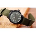 Watch Green White Men's Fabric Casual Young Sports Fashion Color Bracelet