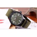 Watch Green White Men's Fabric Casual Young Sports Fashion Color Bracelet