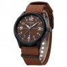 Watch White Men's Brown Fabric Casual Young Sports Fashion Color Bracelet
