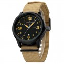 Watch White Men's Brown Fabric Casual Young Sports Fashion Color Bracelet