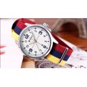 Watch Yellow Men's Fabric Casual Young Sports Fashion Color Bracelet