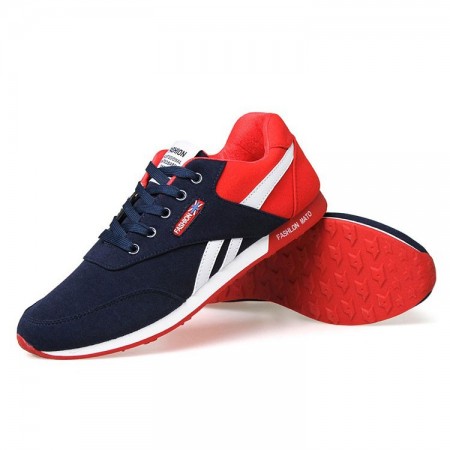 Sneakers Red Sport Shoes Men's Casual Fashion Academy Fitness Training
