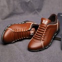 Sapatenis Social Masculino em Couro Marrom Calçados Elegante Sapato Casual