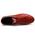 Shoes Social Red Male Leather Elegant Casual Shoe