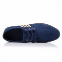 Sapatilha Casual Flat Masculino Azul Social Esporte Rasteiro Sapato