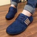 Sapatilha Casual Flat Masculino Azul Social Esporte Rasteiro Sapato