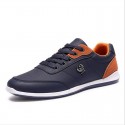 Navy Blue Shoes Male' Modern Beautiful Elegant Social Sport