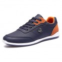 Navy Blue Shoes Male' Modern Beautiful Elegant Social Sport