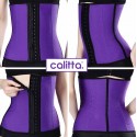 Cinta Modelarora Roxa Academia Shapewear Espartilhos Afinador de Cintura