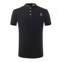 Camisa Polo Casual Masculina Esporte Bordado