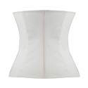 Espartilho Branco Cinta Modeladora Treino Fitness Fashion Cintura Definida