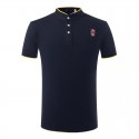 Camisa Polo Casual Masculina Esporte Bordado