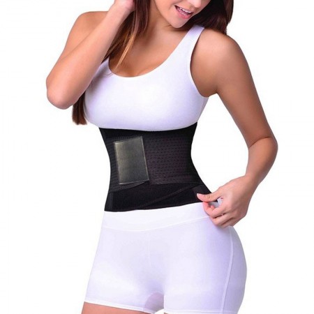 Shapers Preto Cinta Modeladora Sport Treino Emegrecedor Afinador de Cintura