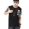 Fashion T-Shirt Black Urban Hip Hop Men's Funk Kings Casual Summer