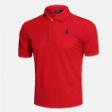 Camisa Polo Básica Casual Masculina Lisa