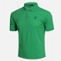 Camisa Polo Básica Casual Masculina Lisa