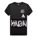 Camiseta Last Kings Preta e Branca Masculinas Balada Funk Urbana Música Hip Hop