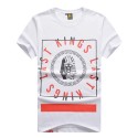Camiseta Egípcias Last Kings Preta e Branco Masculinas Balada Funk Urbana Música Hip Hop