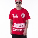 Camiseta Egípcias Last Kings Vermelha Masculinas Balada Funk Urbana Música Hip Hop