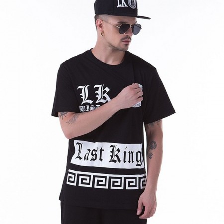 T Shirt Last Kings Black Men's Hip-Hop Ballad Funk Urban Hip Hop Music