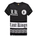 Camiseta Egípcias Last Kings Preta Masculinas Balada Funk Urbana Música Hip Hop