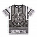 Camiseta Branca UNKUT Egipcia Masculina Funk Festa Hip Hop Faraó