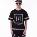 Camisetas UNKUT Masculina Balada Funk Casual Esporte Fino Hip Hop