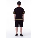 Camisetas UNKUT Dourado Masculina Balada Funk Casual Esporte Fino Hip Hop