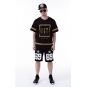 Camisetas UNKUT Dourado Masculina Balada Funk Casual Esporte Fino Hip Hop