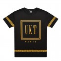 Camisetas UNKUT Dourado Masculina Balada Funk Casual Esporte Fino Hip Hop