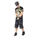 Camiseta RICH GANG Masculina Balada Funk e Hip Hop Dourada Ouro