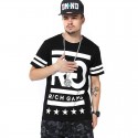 T Shirt RICH GANG Men's Ballad Funk Black Hip Hop Black