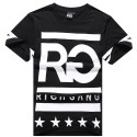 T Shirt RICH GANG Men's Ballad Funk Black Hip Hop Black