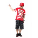 Camiseta RICH GANG Vermelha Masculina Balada Funk e Hip Hop