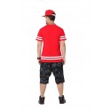 Camiseta RICH GANG Vermelha Masculina Balada Funk e Hip Hop