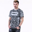 Camiseta UNKUT Cinza Streetwear Masculina Festa Funk Kings Hip Hop Loka