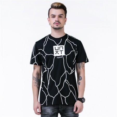 Camiseta UNKUT Preta Streetwear Masculina Festa Funk Kings Hip Hop Loka