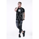 Camiseta UNKUT Preta Streetwear Masculina Festa Funk Kings Hip Hop Loka