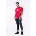 Camiseta UNKUT Vermelho Streetwear Masculina Festa Funk Kings Hip Hop Loka