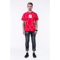 Camiseta UNKUT Vermelho Streetwear Masculina Festa Funk Kings Hip Hop Loka