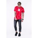 UNKUT T-Shirt Streetwear Men's Red Funk Kings Hip Hop Crazy