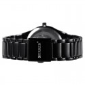 Relógio Fino Clássico Preto Masculino Elegante Formal Minimalista Escuro Sofisticado