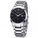 Fine Classical Men's Watch Elegant Formal Minimalist Dark Sophisticated