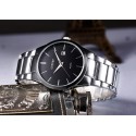 Fine Classical Men's Watch Elegant Formal Minimalist Dark Sophisticated