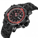 Quartz Wrist Watch Military Men's Stainless Steel Wrist Watch